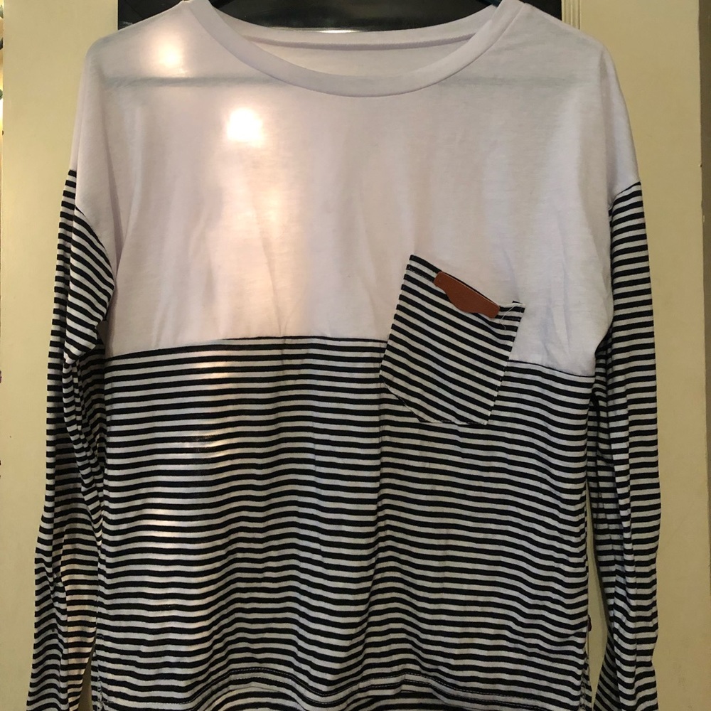 Black and white Striped shirt